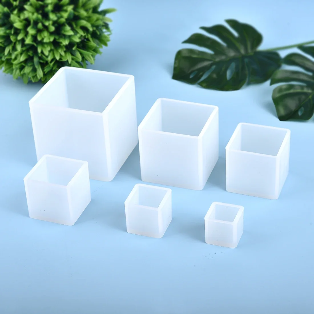 3D Printing Epoxy Resin - Reçine Silikon Kalıp 3D Küp Döküm