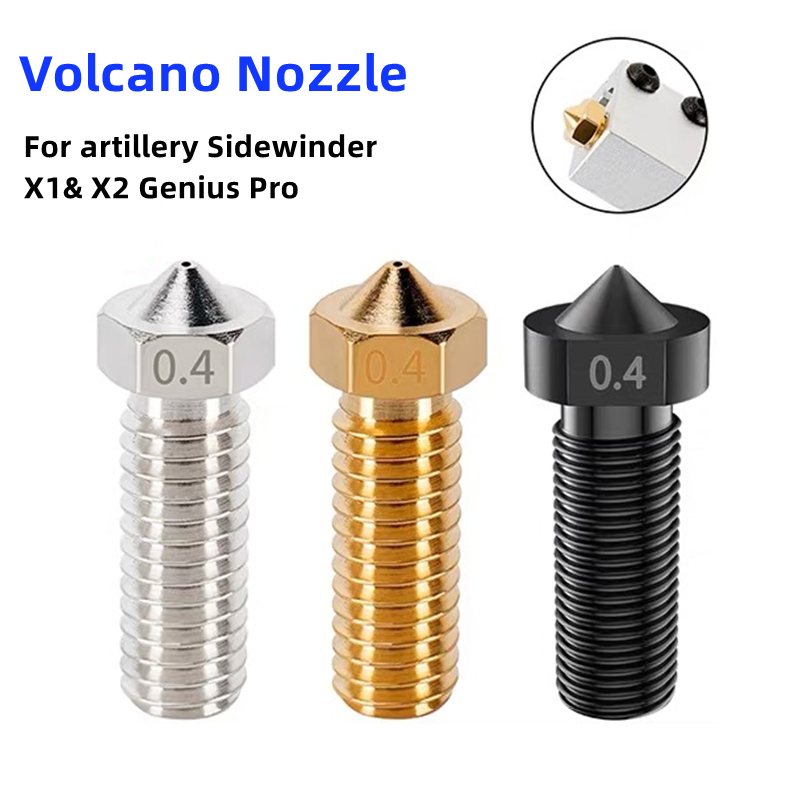 3D Printer Nozzle Brass - Topçu Sidewinder X1 ve X2 Genius