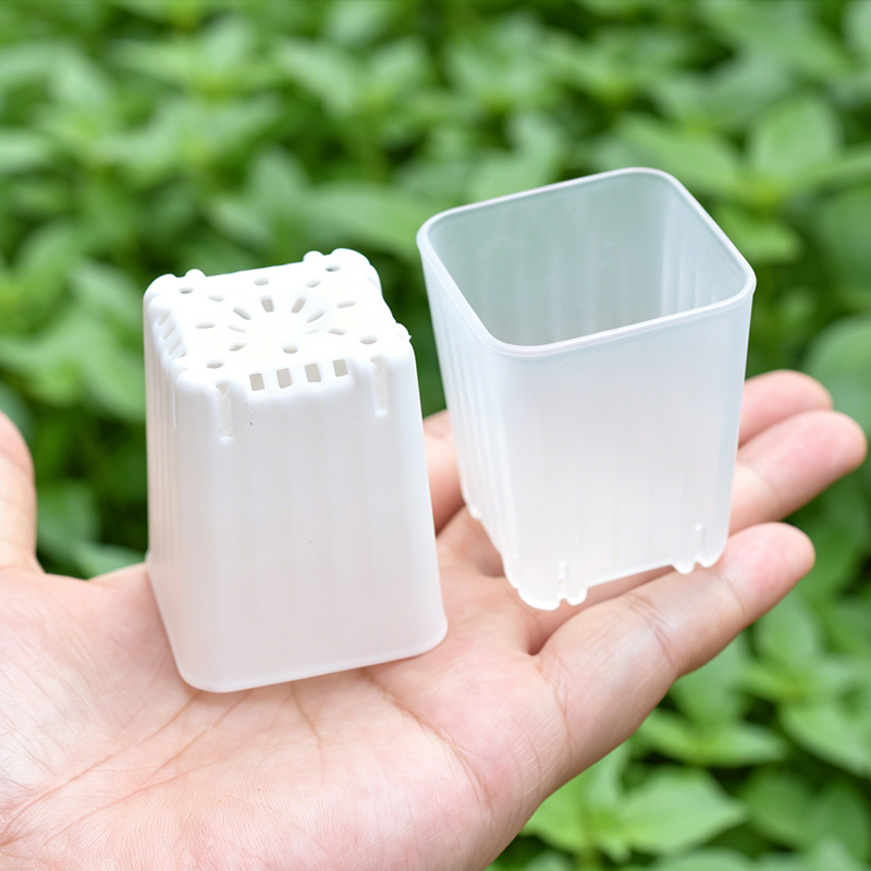 3D Printing Pot - 50-100 adet 4cm Mini kalın beyaz/şeffaf