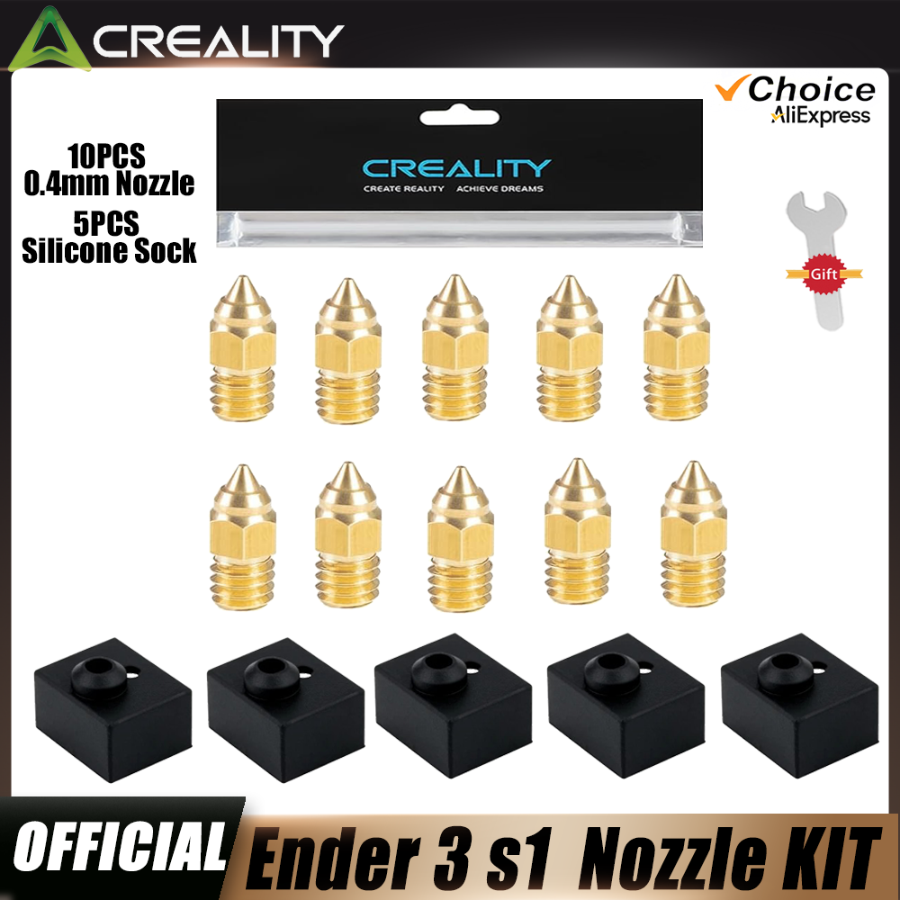 3D Printer Nozzle Brass - Creality 5 adet Ender 3 S1/Ender