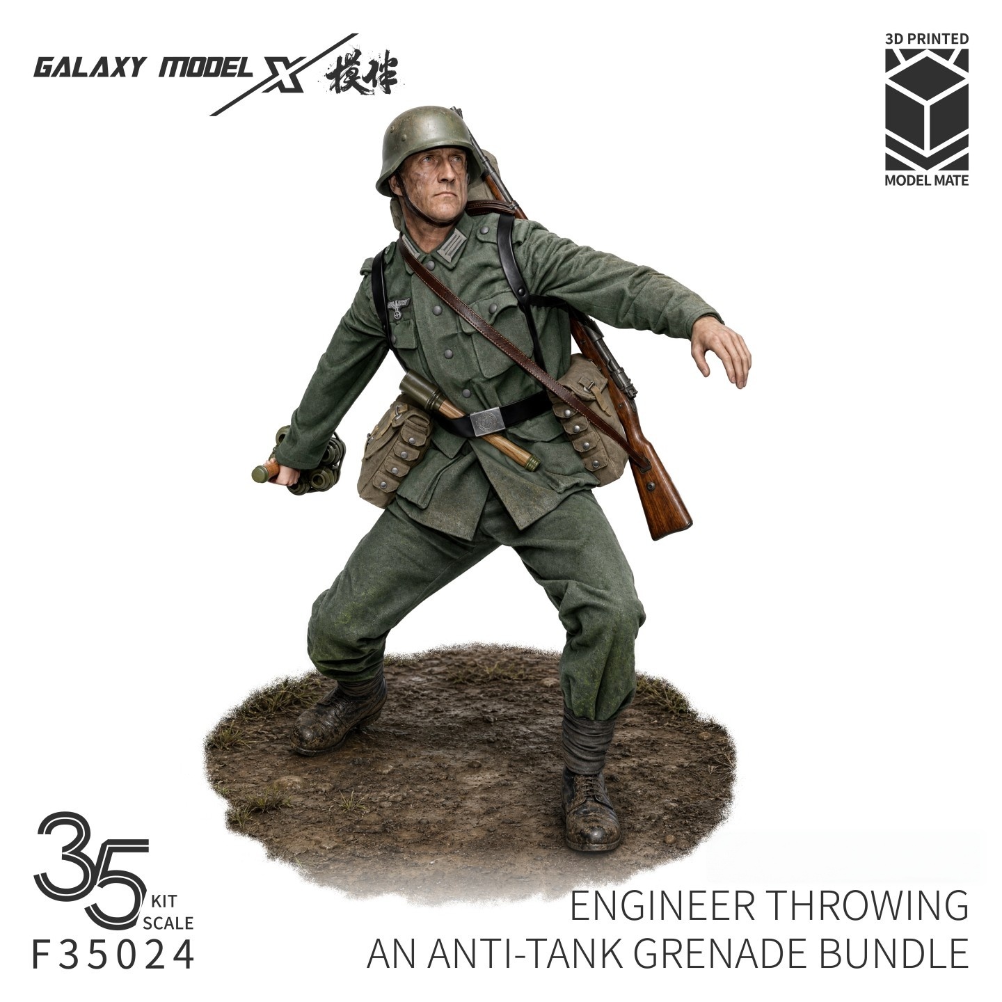3D Printing Engineer - Galaxy F35024 1/35 Mühendis Anti-Tank Bombası