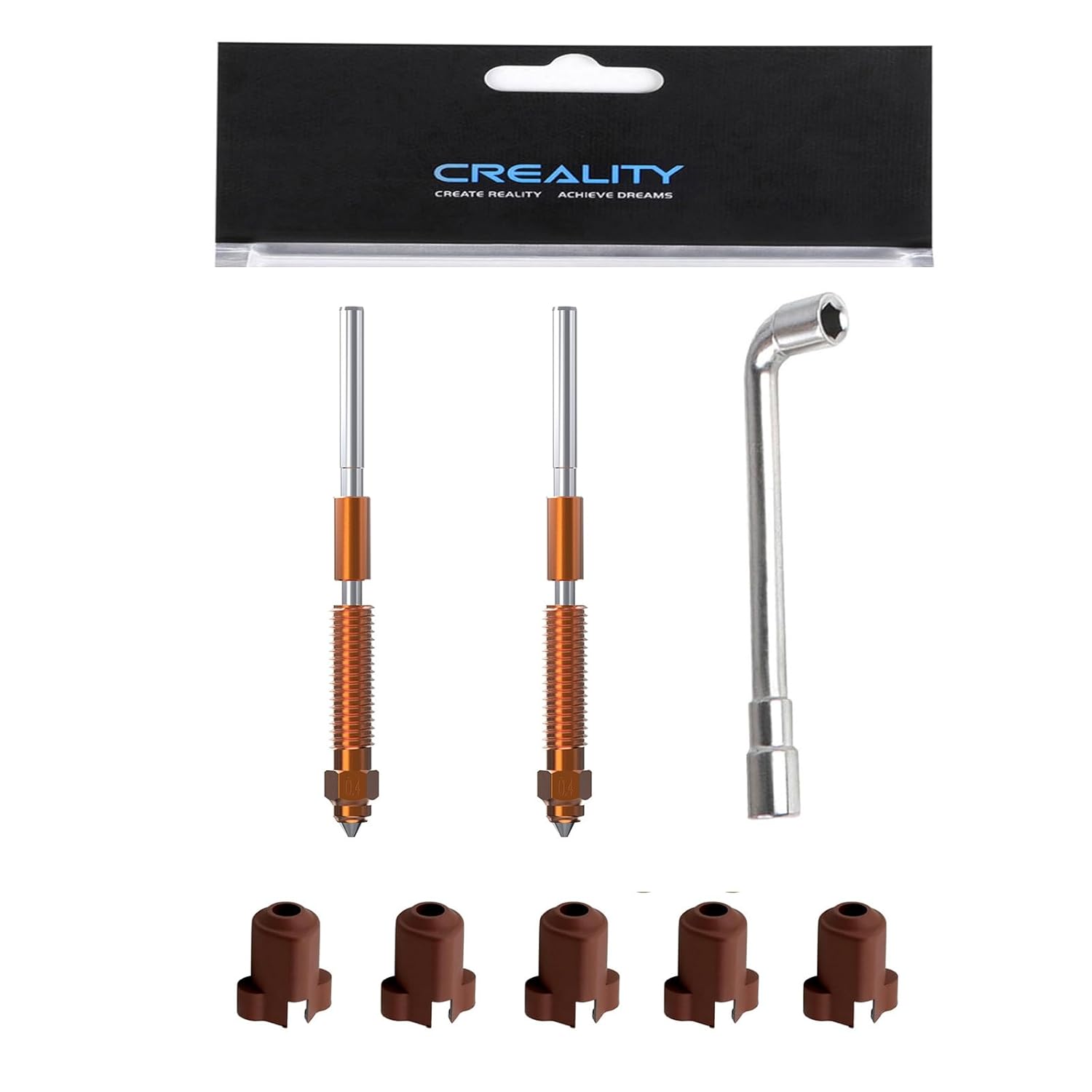 3D Printer Nozzle Brass - 1/3/5PCS Creality K1C Nozul, K1C, K1