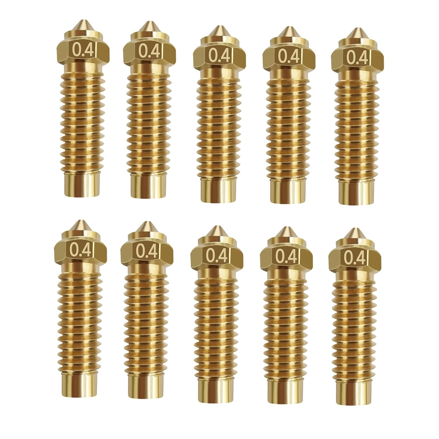 3D Printer Nozzle Brass - 5/10 adet Elegoo neptün 4 artı/neptün
