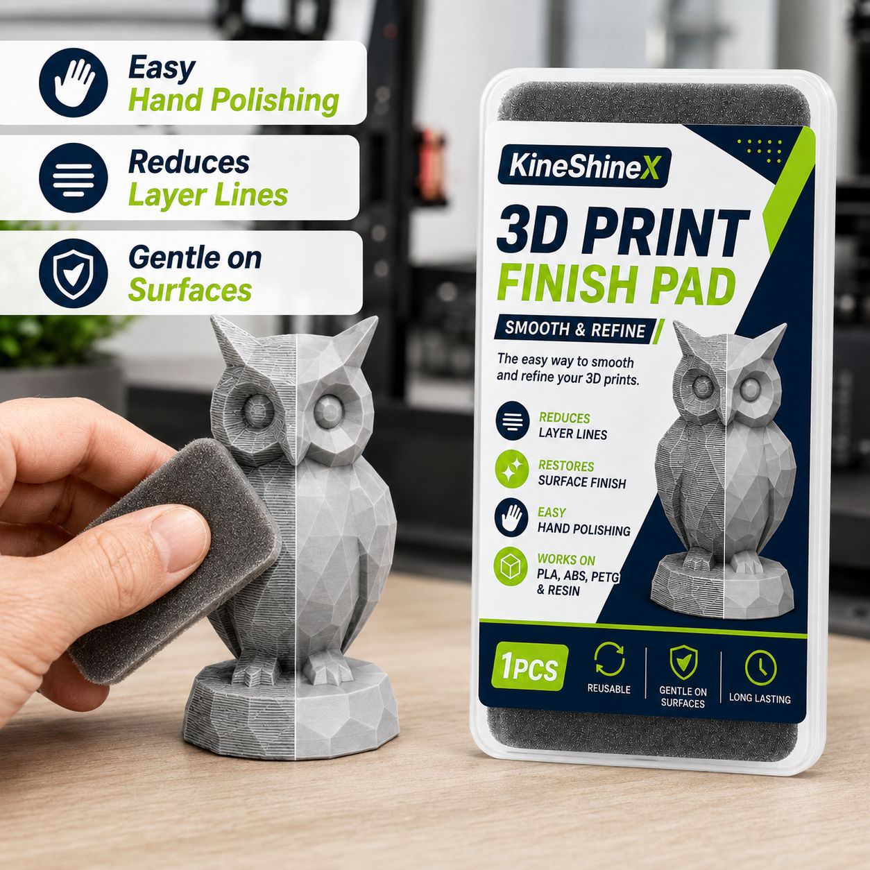 3D Printing Technology - 3D Baskı Son İşlem Pedi, PLA