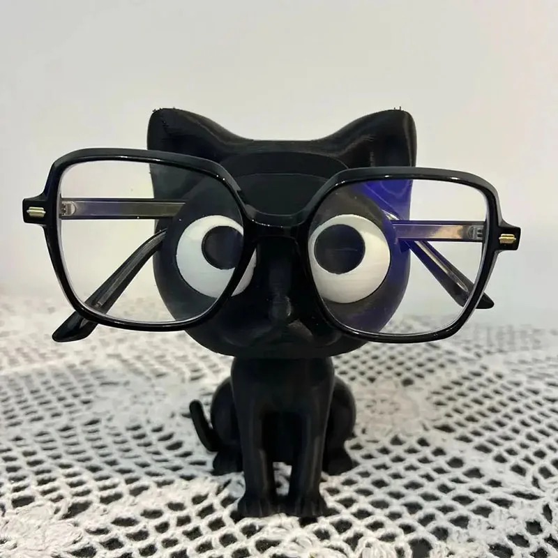 3D Printing Glasses Frames - 3D Baskılı Kedi Gözlük Çerçevesi-sevimli Plastik