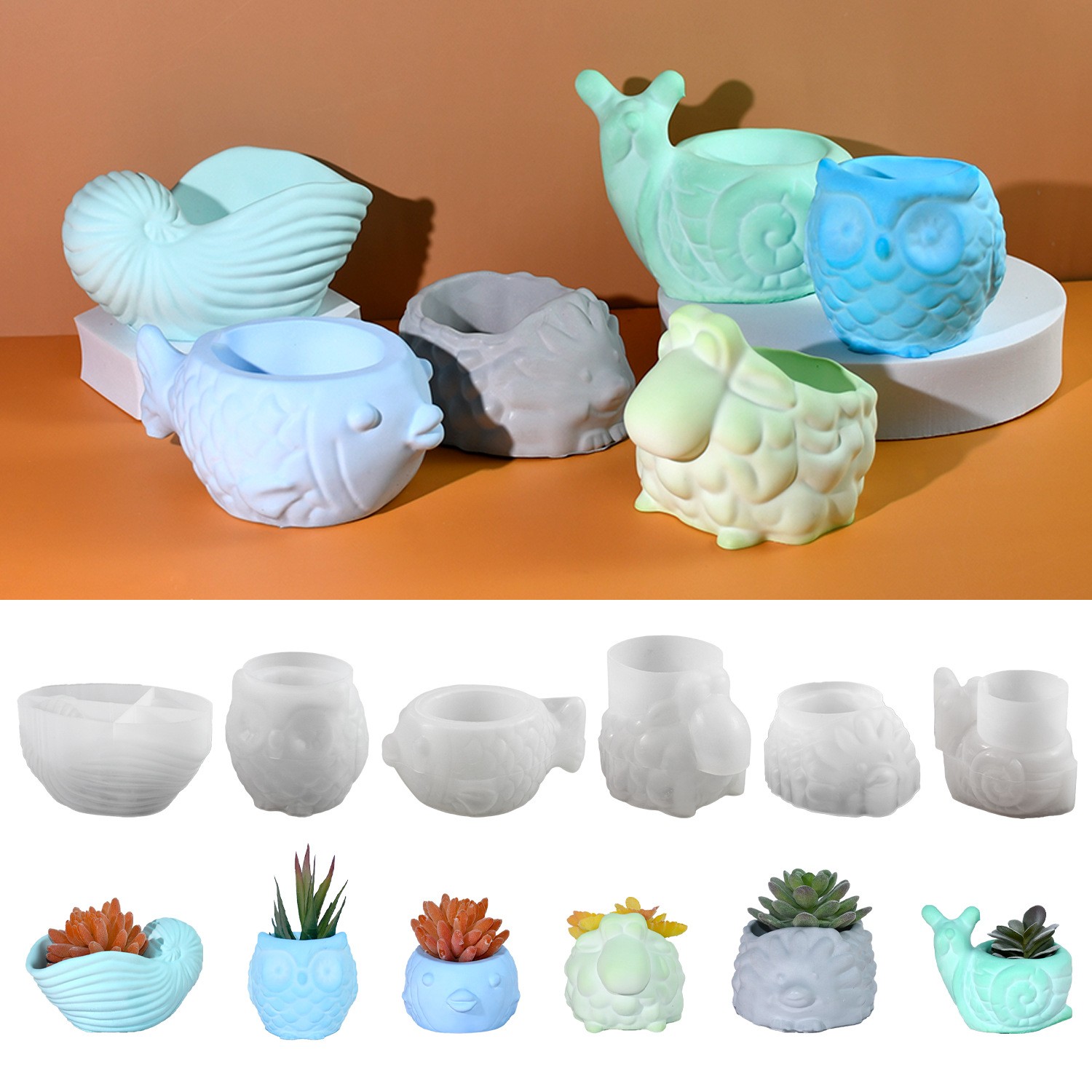 3D Hayvan Saksı silikon kalıp  - 3D Printing Pot incelemesi ve fiyatı