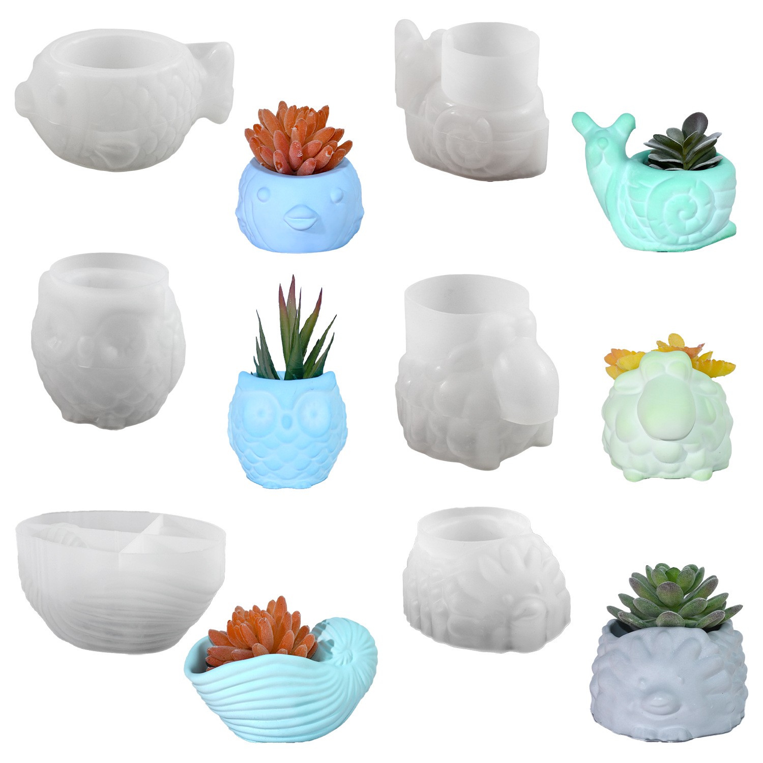 3D Hayvan Saksı silikon kalıp  - 3D Printing Pot incelemesi ve fiyatı