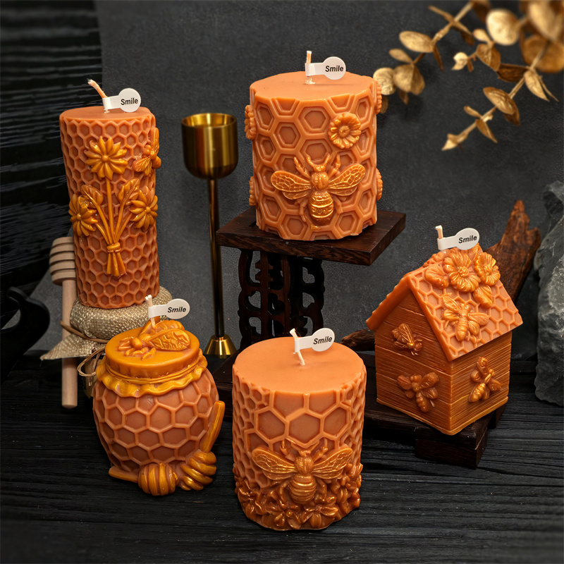 3D Petek Şeklinde Silikon Mum  - 3D Printing Pot incelemesi ve fiyatı