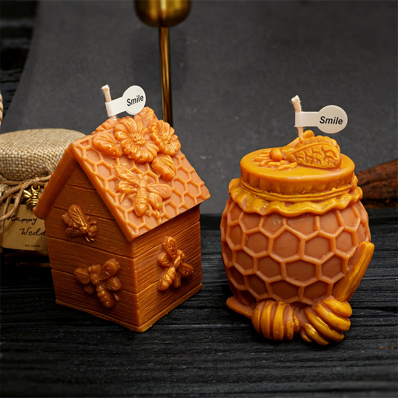 3D Petek Şeklinde Silikon Mum  - 3D Printing Pot incelemesi ve fiyatı