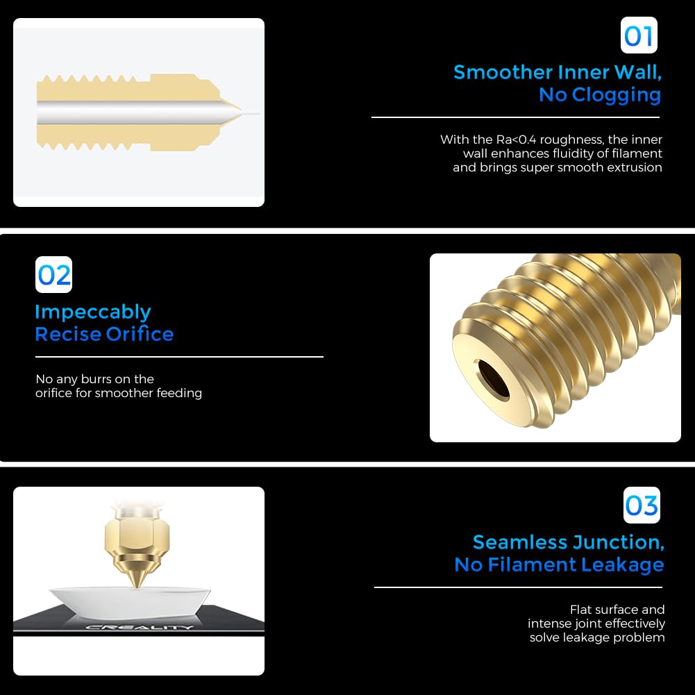 Resmi Creality Ender 3 V3 SE N - 3D Printer Nozzle Brass incelemesi ve fiyatı