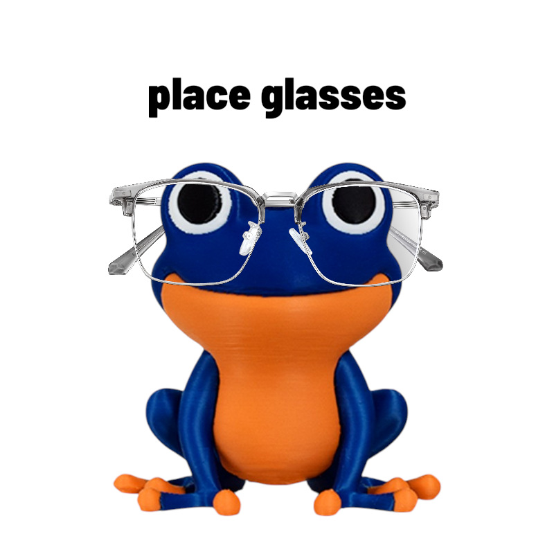 Yaratıcı Büyük Gözlü Kurbağa Ş - 3D Printing Glasses Frames incelemesi ve fiyatı