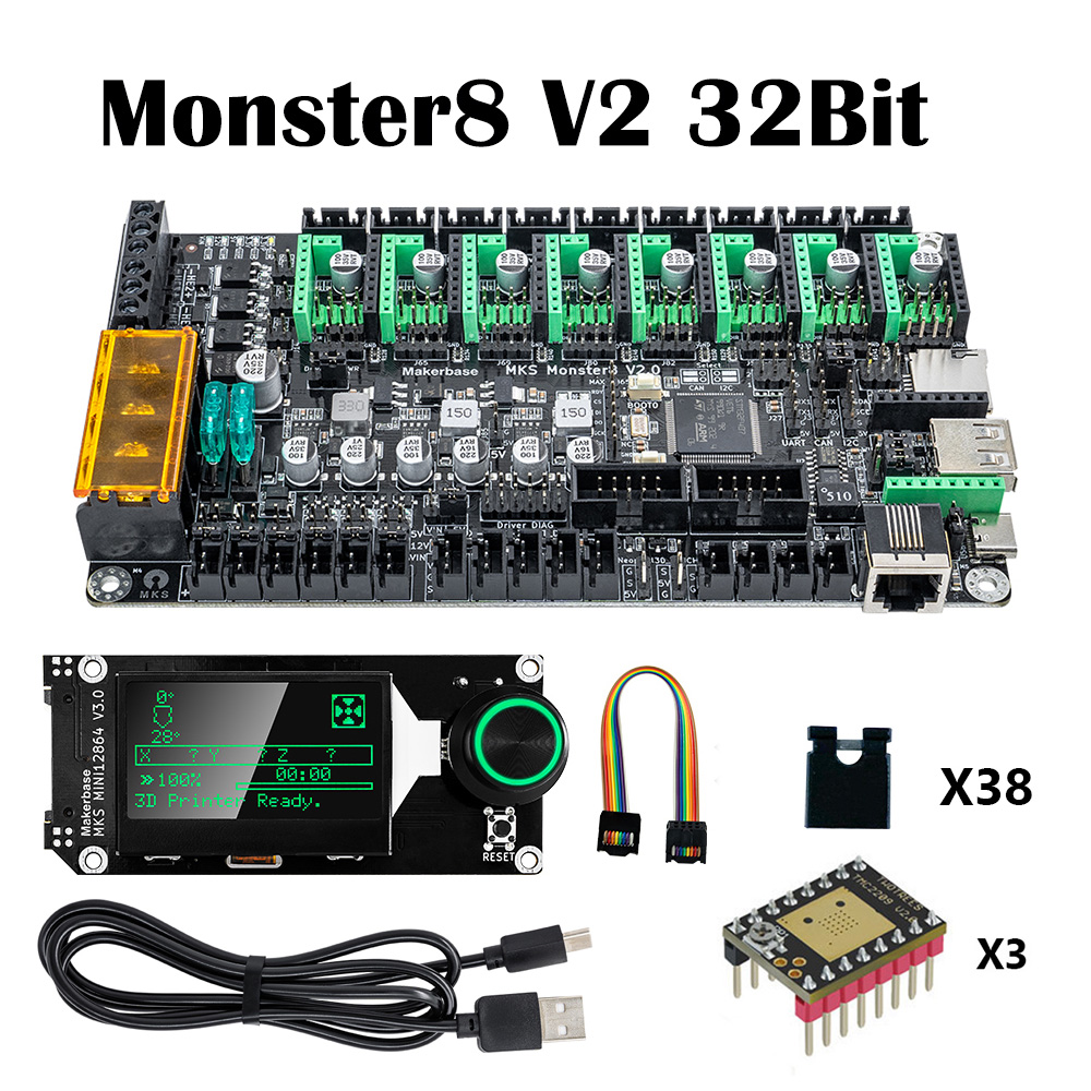 Makerbase MKS Monster8 V2 32Bi - 3D Printing Table incelemesi ve fiyatı