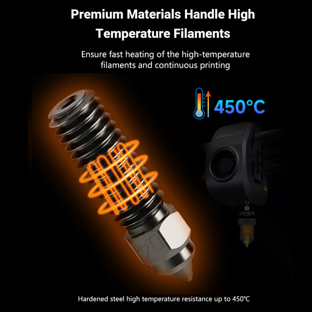 Creality K1 Max Ender 3 V3 KE  - 3D Printer Nozzle Brass incelemesi ve fiyatı
