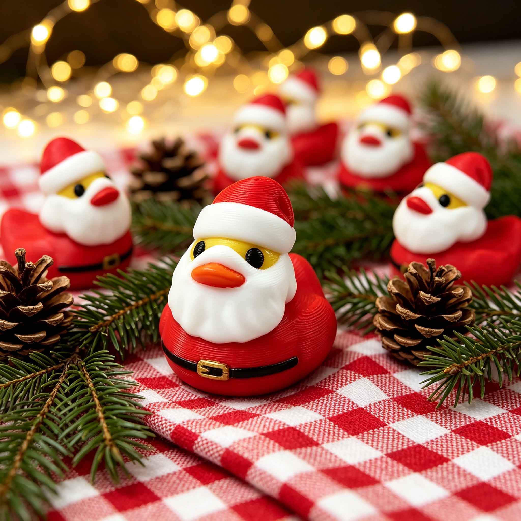 3D Baskılı Noel Baba Ördek Fig - 3D Printing Xmas incelemesi ve fiyatı