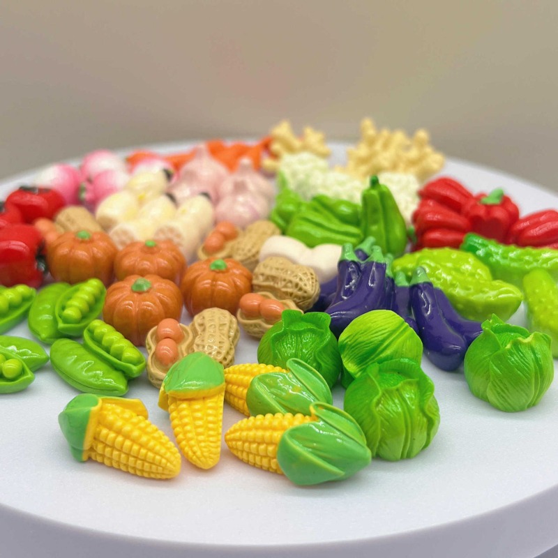 10 adet Sevimli Mini Sebze 3D  - 3D Printing Pot incelemesi ve fiyatı