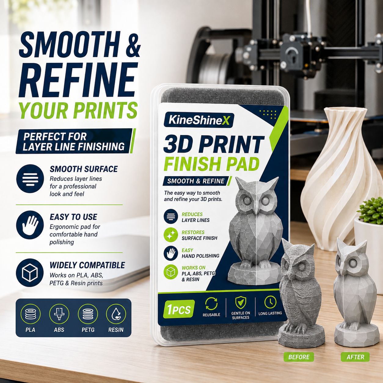 3D Baskı Son İşlem Pedi, PLA A - 3D Printing Technology incelemesi ve fiyatı