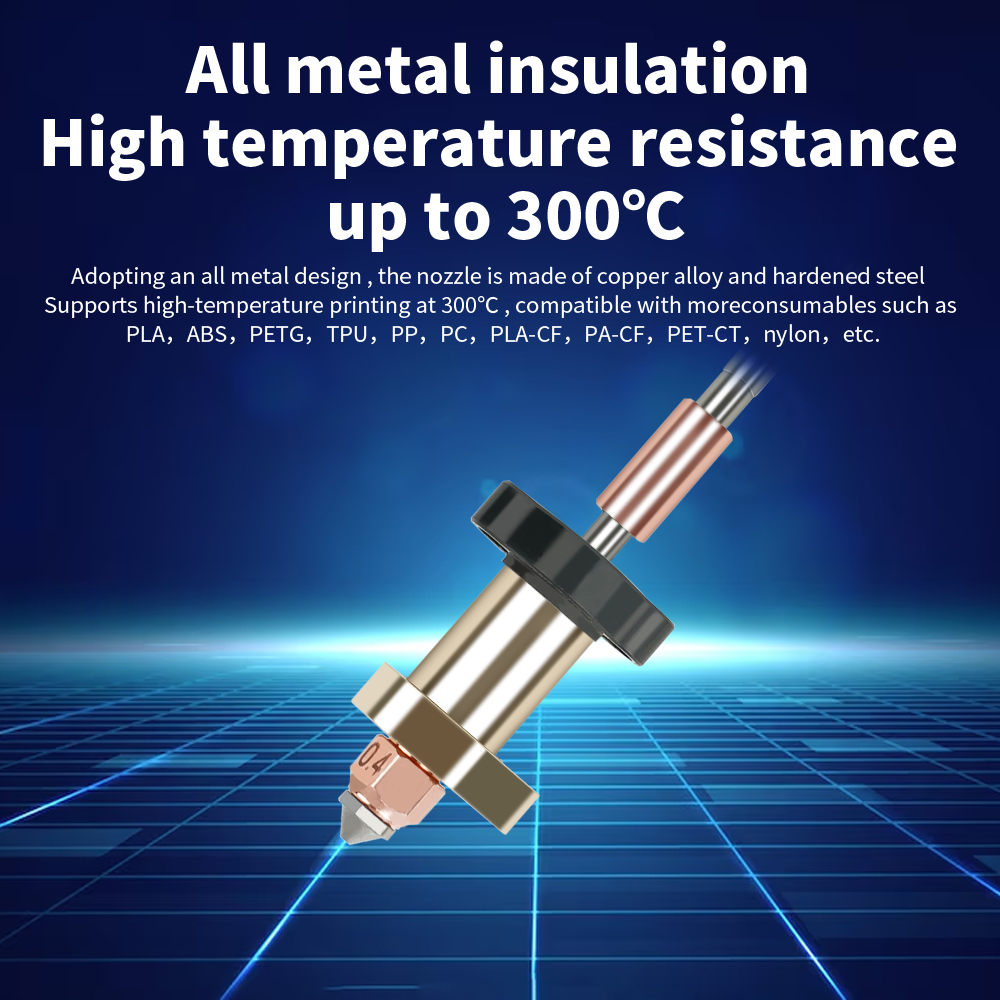 Yükseltme Hotend Creality K1 S - 3D Printer Nozzle Brass incelemesi ve fiyatı